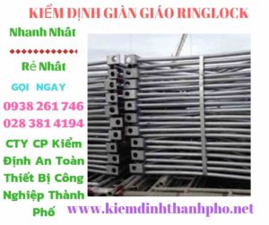 Hình ảnh kiểm định giàn giáo ringlock