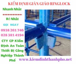 Hình ảnh kiểm định giàn giáo ringlock