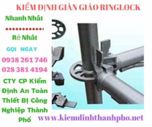 Hình ảnh kiểm định giàn giáo ringlock