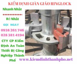 Hình ảnh kiểm định giàn giáo ringlock