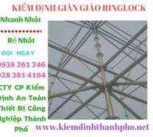 KIỂM ĐỊNH GIÀN GIÁO RINGLOCK – HỆ GIÀN GIÁO RINGLOCK