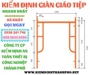 Hình ảnh kiểm định giàn giáo tiệp