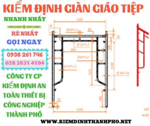 Hình ảnh kiểm định giàn giáo tiệp