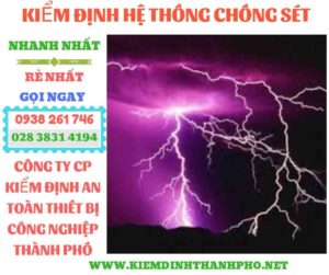 Hình ảnh kiểm định hệ thống chống sét