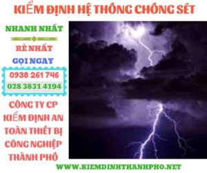 Hình ảnh kiểm định hệ thống chống sét