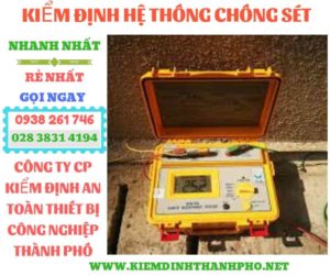 Hình ảnh kiểm định hệ thống chống sét