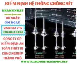 Hình ảnh kiểm định hệ thống chống sét