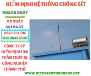 Hình ảnh kiểm định hệ thống chống sét