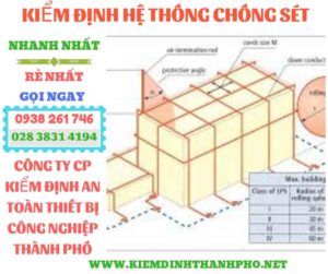 Hình ảnh kiểm định hệ thống chống sét