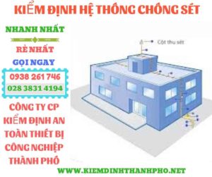 Hình ảnh kiểm định hệ thống chống sét