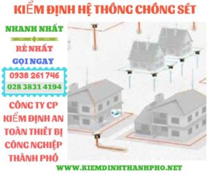 Hình ảnh kiểm định hệ thống chống sét