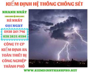 Hình ảnh kiểm định hệ thống chống sét