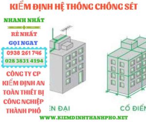 Hình ảnh kiểm định hệ thống chống sét