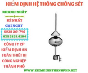 Hình ảnh kiểm định hệ thống chống sét