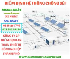 Hình ảnh kiểm định hệ thống chống sét