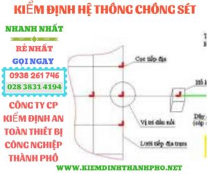 Hình ảnh kiểm định hệ thống chống sét