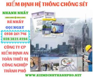 Hình ảnh kiểm định hệ thống chống sét