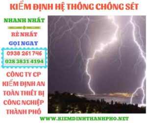 Hình ảnh kiểm định hệ thống chống sét