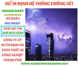 Hình ảnh kiểm định hệ thống chống sét