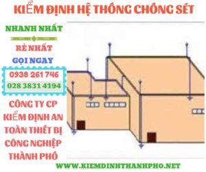 Hình ảnh kiểm định hệ thống chống sét