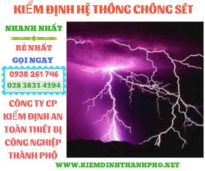 Hình ảnh kiểm định hệ thống chống sét