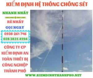 Hình ảnh kiểm định hệ thống chống sét