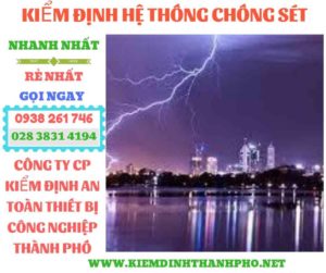 Hình ảnh kiểm định hệ thống chống sét