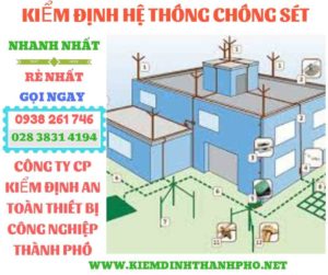 Hình ảnh kiểm định hệ thống chống sét