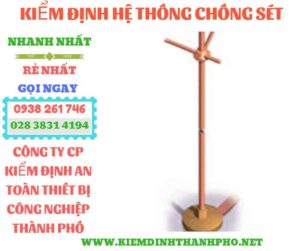 Hình ảnh kiểm định hệ thống chống sét