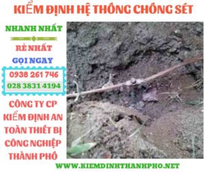 Hình ảnh kiểm định hệ thống chống sét