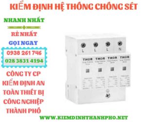 Hình ảnh kiểm định hệ thống chống sét