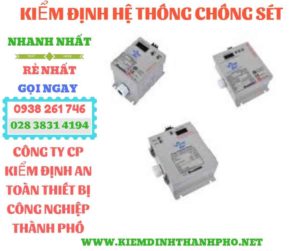 Hình ảnh kiểm định hệ thống chống sét