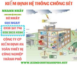 Hình ảnh kiểm định hệ thống chống sét