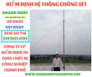 Hình ảnh kiểm định hệ thống chống sét