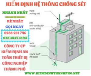 Hình ảnh kiểm định hệ thống chống sét