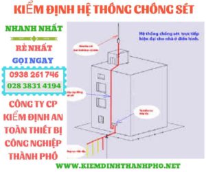 Hình ảnh kiểm định hệ thống chống sét