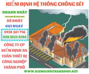 Hình ảnh kiểm định hệ thống chống sét