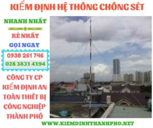 Hình ảnh kiểm định hệ thống chống sét