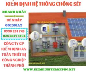 Hình ảnh kiểm định hệ thống chống sét