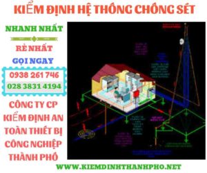 Hình ảnh kiểm định hệ thống chống sét