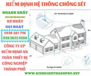 Hình ảnh kiểm định hệ thống chống sét