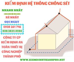 Hình ảnh kiểm định hệ thống chống sét