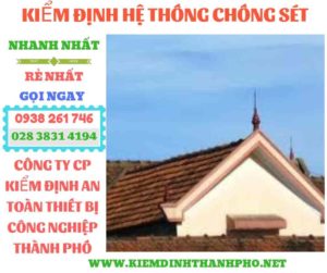 Hình ảnh kiểm định hệ thống chống sét