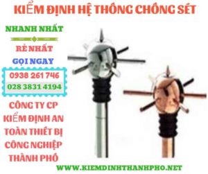 Hình ảnh kiểm định hệ thống chống sét