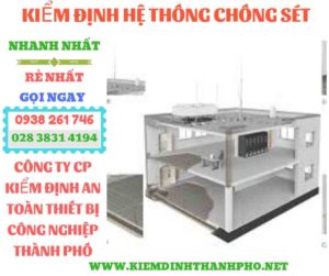 Hình ảnh kiểm định hệ thống chống sét