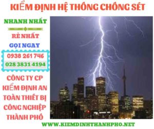 Hình ảnh kiểm định hệ thống chống sét