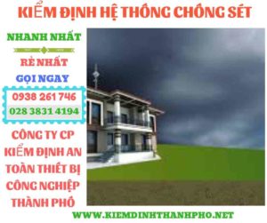 Hình ảnh kiểm định hệ thống chống sét