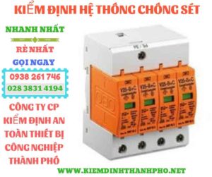 Hình ảnh kiểm định hệ thống chống sét