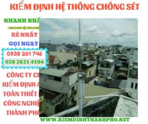 Hình ảnh kiểm định hệ thống chống sét