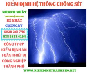 Hình ảnh kiểm định hệ thống chống sét